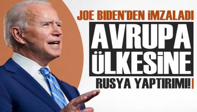 ABD'den Avrupa ülkesine Rusya yaptırımı!